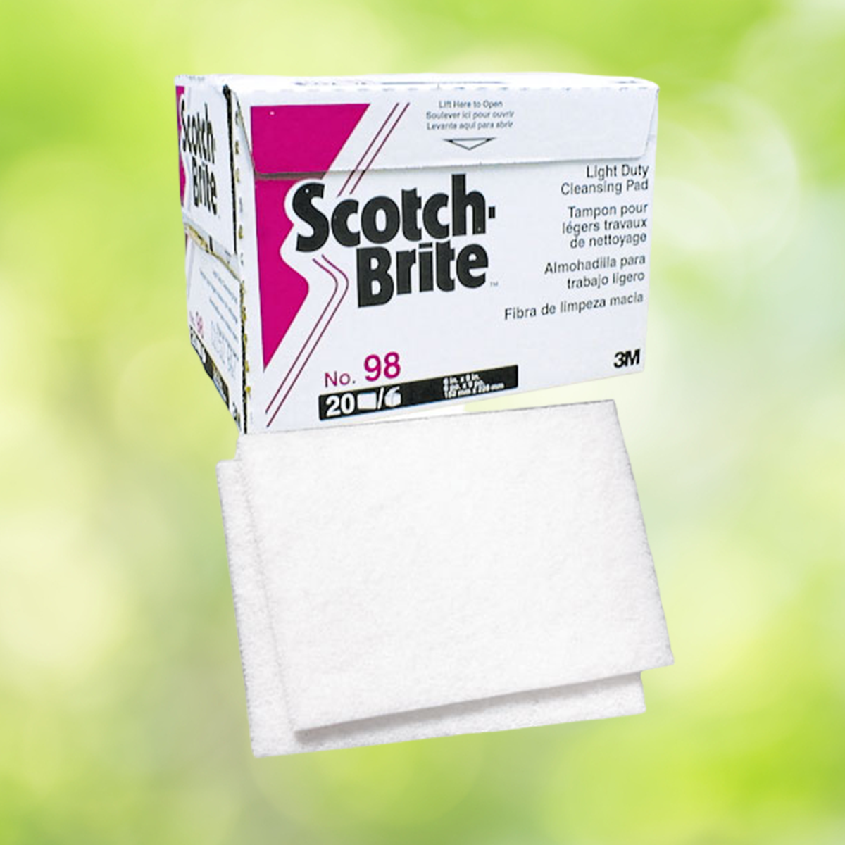 3M SCOTCH BRITE - LIGHT DUTY PADS, POWER PADS 2